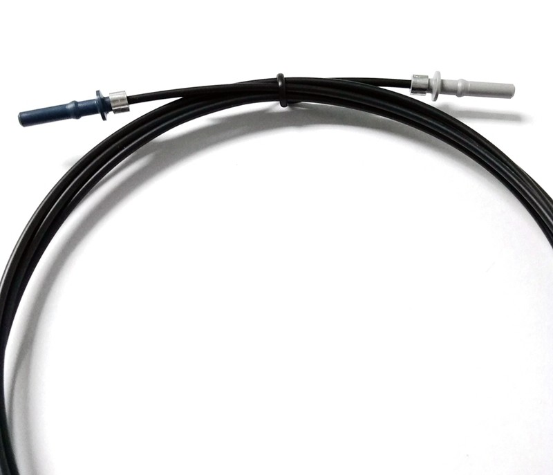 1M HFBR Plastic Optic Fiber cable , Optical Network Cable Black