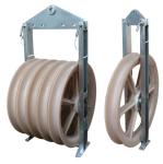 822mm Large Diameter Transmission Overhead Cable Roller Nylon Sheave Block