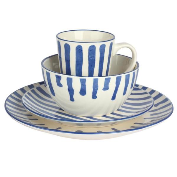 Buy cheap Family Use Stoneware Dinnerware Sets , Artistic round Tableware / Dinnerware Set from wholesalers