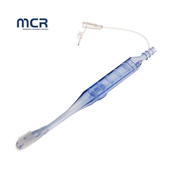 Buy cheap ICU White Oral Care Suction Tooth Brush With Injection Port from wholesalers