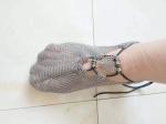 Stainless steel CUT RESISTANT feet GLOVES ring mesh chain mail mesh auti-cutting