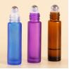 Buy cheap 10Ml Rainbow Color Frosted Glass Roller Bottles For Essential Oil With Brushed Cap from wholesalers