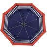 Buy cheap Blue Stripe Zinc Frame Pongee Foldable Umbrella For Ladies from wholesalers