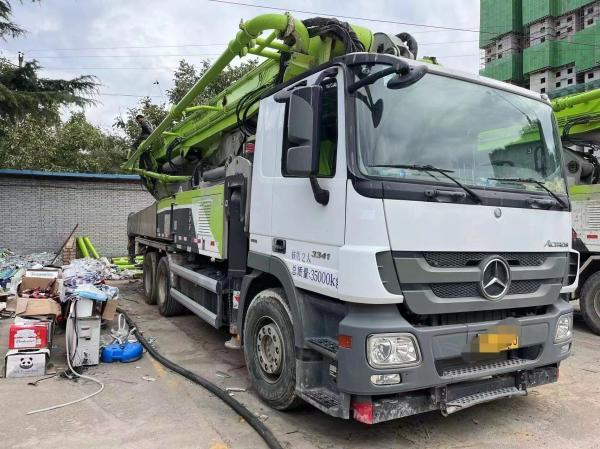 Buy cheap Concrete Pump Truck 49m with High Productivity Mercedes Benz Mounted Pump 180m 178 from wholesalers