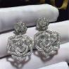 Buy cheap Piaget full diamonds of hollow rose earring 18kt gold with white gold or yellow gold from wholesalers