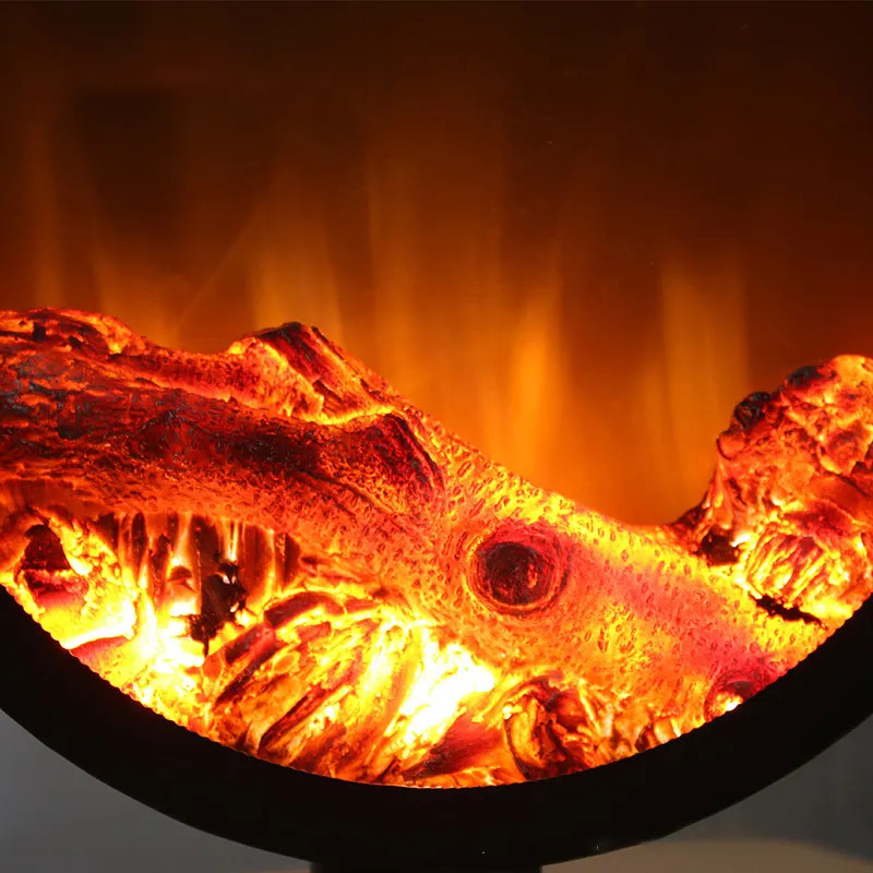 Customized Indoor Wood Burning Fireplace Suspended Hanging Fireplace Minimalistic