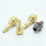 Nickelplated Non Standard Fastener Pipe Joint Connector M17x11.1mm