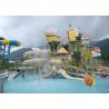 Buy cheap Pirate Ship Water Theme Park / Outdoor Aqua Playground For Family from wholesalers