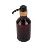 Buy cheap Amber Slanted Shoulder PET Bottle Natural Bamboo Long Nozzle Lotion Pump 7oz 10oz 16oz from wholesalers