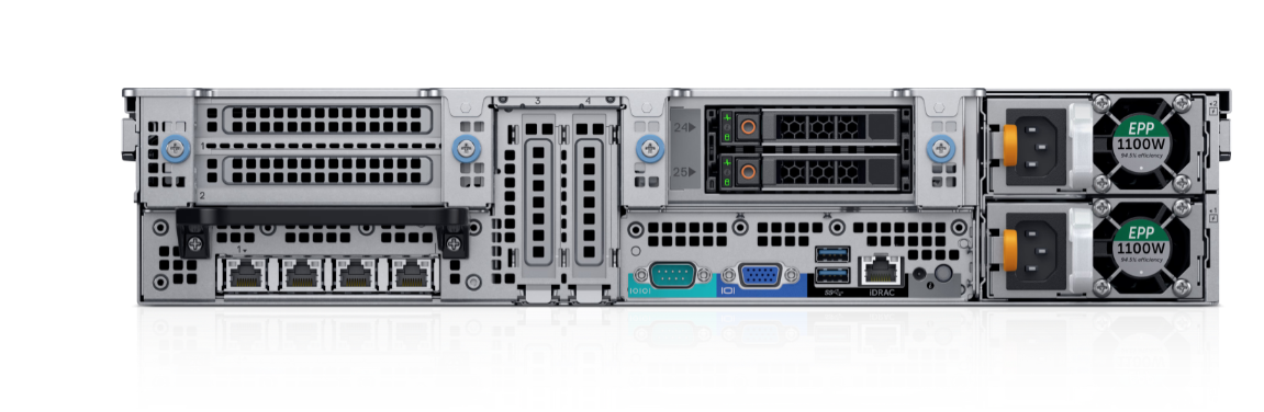 2U Rackmount Dell EMC Storage Server Power Edge R840 Module Chassis Server
