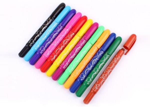 12 colors Eco-friendly fancy Non-toxic wax crayon set/cheaper and 12 colors