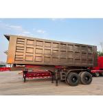 2-Axis 12R20 Dump Semi-Trailer with Box Size Inner Size 9200x2200x1200mm