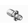 Buy cheap 1.85mm Male to Female Stainless Steel RF Adapter with Flange Mount RF Connector from wholesalers