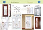 Waterproof Sliding Glass Door For Bathroom Black Patina Molded 20 Mm Thickness