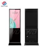 Indoor 43" 350nits 1920*1080 Floor Standing Digital Signage Infrared Touch