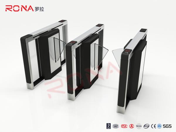 Buy cheap 550mm Passage Flap Barrier Gate Security Subway Entry Systems Waist Height Turnstiles from wholesalers
