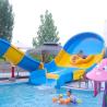 Buy cheap Large Capacity Amusement Park Water Slide Hotel Water Slide Wear Resistance from wholesalers