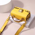 PU Leather Strap Clutch Small Square Satchel Purse Crossbody Shoulder Bag for