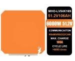 Wall Mounted Smart Energy Storage System For House 6kw 51.2v 106AH Energy