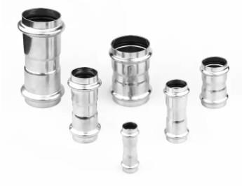 Buy cheap OEM Press Fit Fittings Stainless Steel Equal Coupling Free Samples from wholesalers
