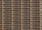 Antique Brass SS316 Steel Flexible Metal Mesh Fabric 6mm PVD Wall Coverings