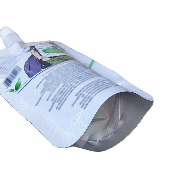 Custom Printed Food Grade Stand Up Spout Pouch Plastic Drinking Water Bag For Fruit Juice