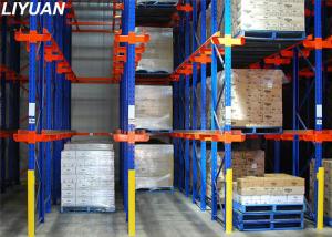 China Heavy Duty Pallet Racking System , Drive In Drive Through Racking Powder Coated on sale