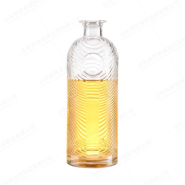 Customied Glass Liquor Spirit Whiskey Bottles for Vodka Gin Tequila 700ML 750ML