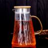 Buy cheap Bark Texture Glass Serving Pitcher , Borosilicate Hot Water Carafe Set from wholesalers