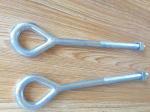 galvanized steel forged oval eye bolt for power line fittings