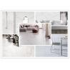 Buy cheap High Standard Marble Look Porcelain Tile , White Polished Porcelain Tiles from wholesalers