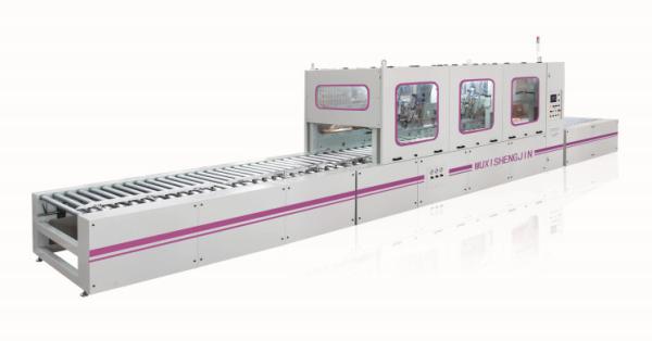 Buy cheap 10mm A3 Steel Fully Automatic Carton Box Case Packing Line 200-800mm from wholesalers