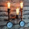 Buy cheap Vintage Industrial Water Pipe Wall Light Retro E27 Edison Wrought Iron steampunk lamp (WH-VR-90) from wholesalers