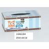 Buy cheap PU Color Printing Dirt Resistant Wooden Tissue Box from wholesalers