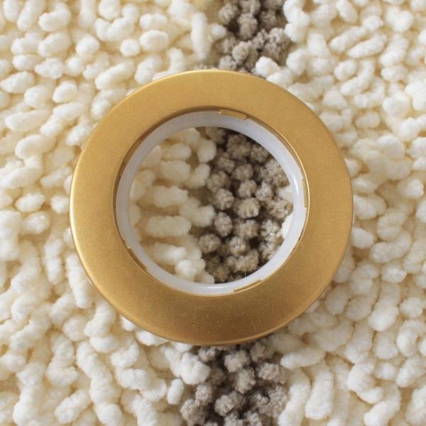 Buy cheap 40mm 70mm Gold Electroplate Plained Curtain Rod Rings from wholesalers