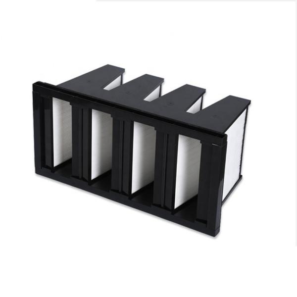 Buy cheap 900m3/H Cleanroom Air Filter 2 Interval V Bank Plastic Frame from wholesalers