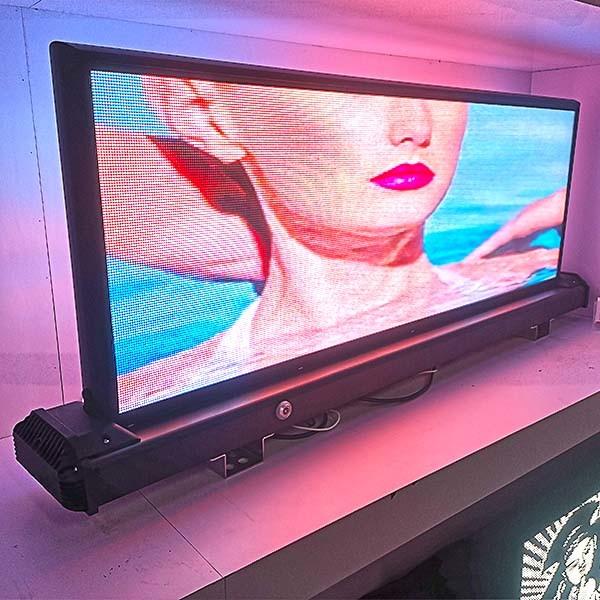 Buy cheap Waterproof Taxi LED Display SMD2121 Taxi Top Screen Advertising P5 from wholesalers