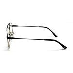 FM7115 Womens Stainless Steel Optical Metal Frames With Round Frame Shape 50-19