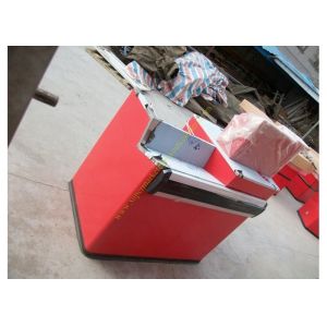 Buy cheap Custom Simple European Checkout Counter / Red Store Cash Desk from wholesalers