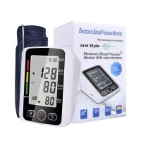 Buy cheap White Electronic Home Blood Pressure Device With Voice Function One Touch product