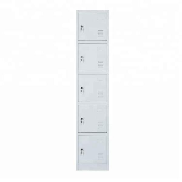 Buy cheap new design full height stainless cabinet steel locker 5 door from wholesalers