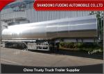 Stainless Steel Tanker Trailers With A Capacity Of 45000 Liters For Transport Of