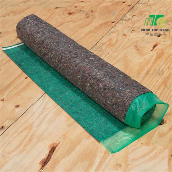 Buy cheap 3mm Blue Non Woven Fabric Felt Roll Recycled Fibers For Engineered Wood from wholesalers