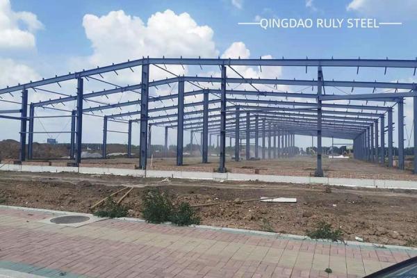 Large Span Fast Assembling Prefabricated House Construction Steel Structure
