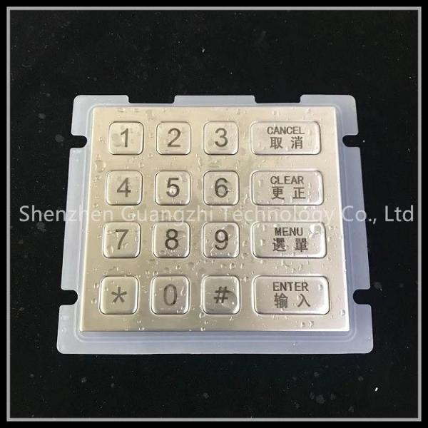 Buy cheap 16 Keys Type Water Resistant Keyboard , Outdoor Keyboard For Charging Post from wholesalers
