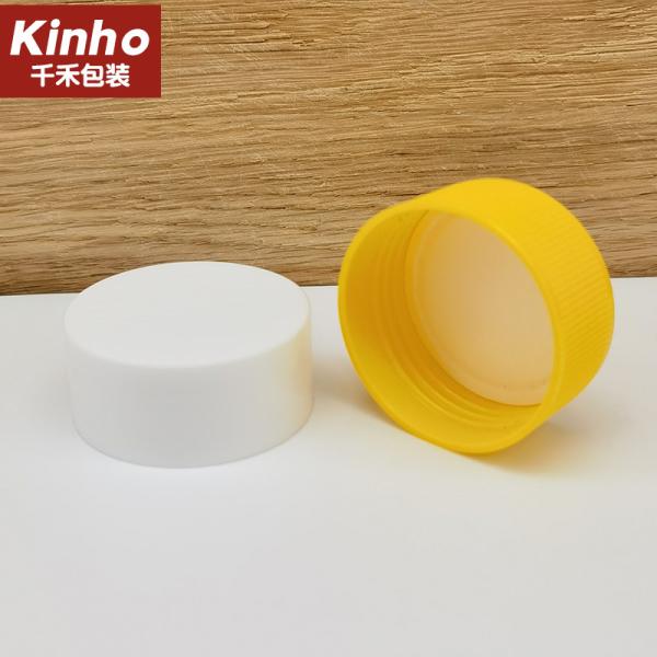 Buy cheap 43/410 Plastic Screw Cap Ribbed Smooth For 43mm Foam Bottle Refillable Package from wholesalers