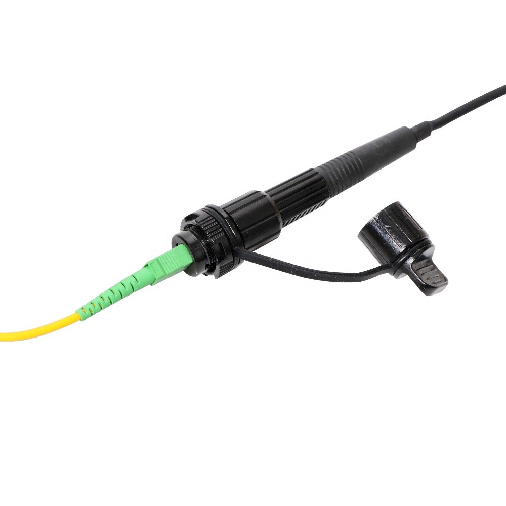 Ip68 Fiber Optic Adapter Waterproof Mini Sc Huawei Compatible