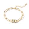 Buy cheap Elegant 18k Gold Chain Bracelet Women , Synthetic CZ Gold Plated Charm Bracelet from wholesalers