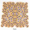 Buy cheap Memo Pin Board Cork Notice Boards For Kitchen Hollow Carved 12*12in 500pcs from wholesalers