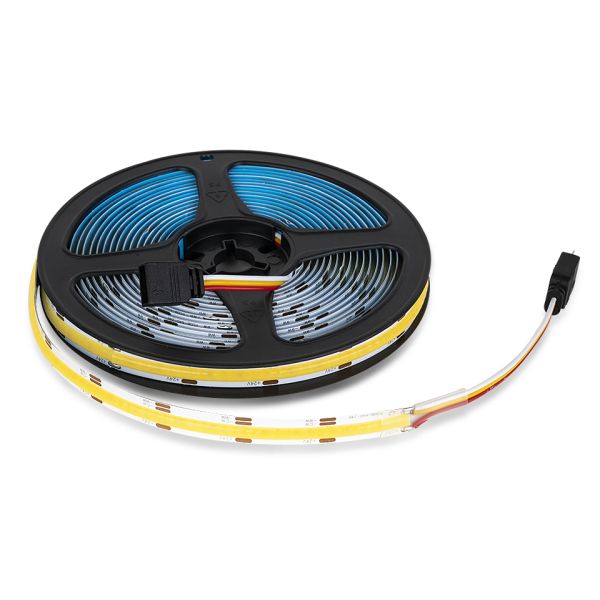 CCT Tunable White COB Flexible LED Strip High Density Flexible DC 24V